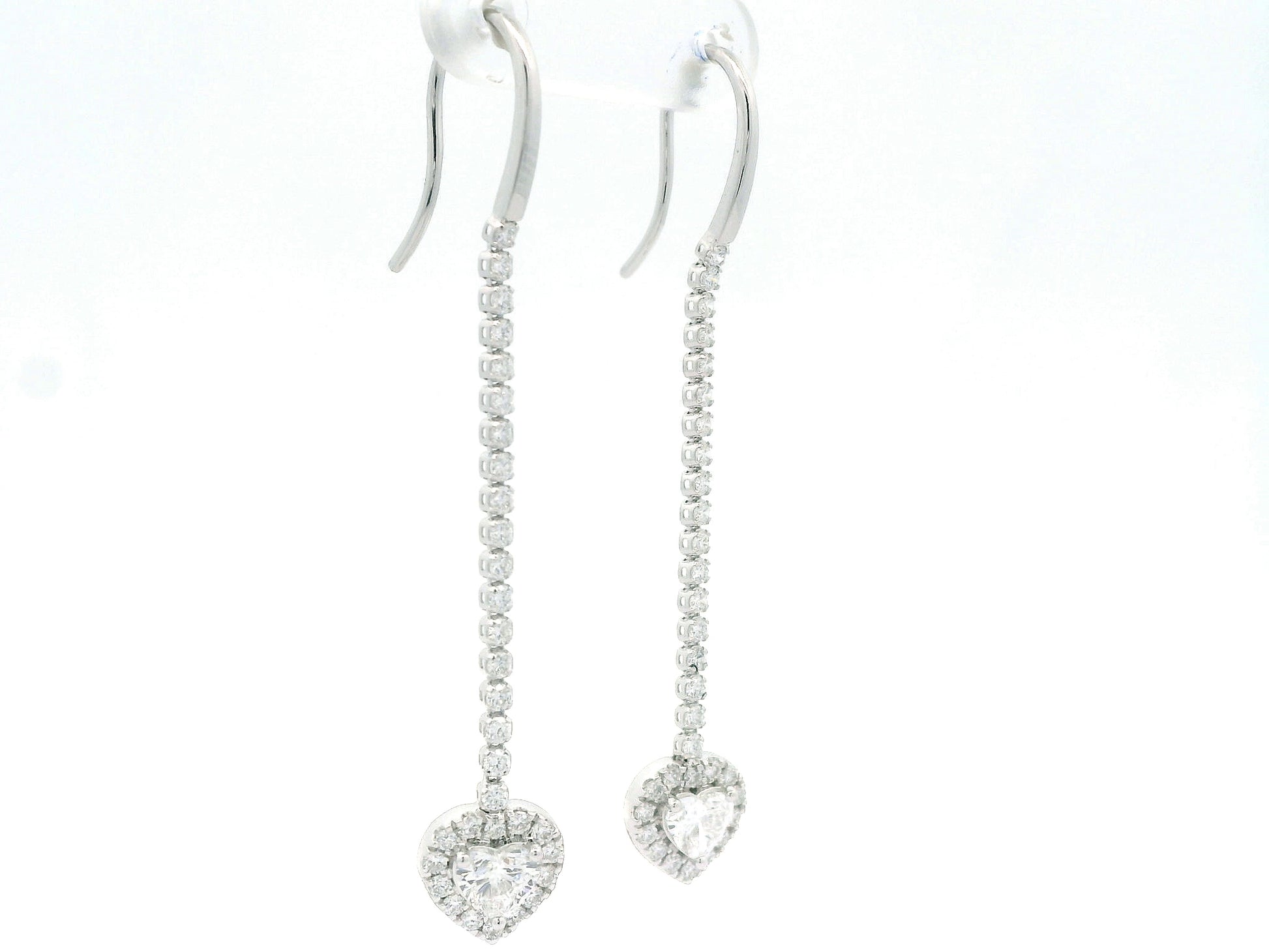 Valira Halo Diamond Chandelier Earring