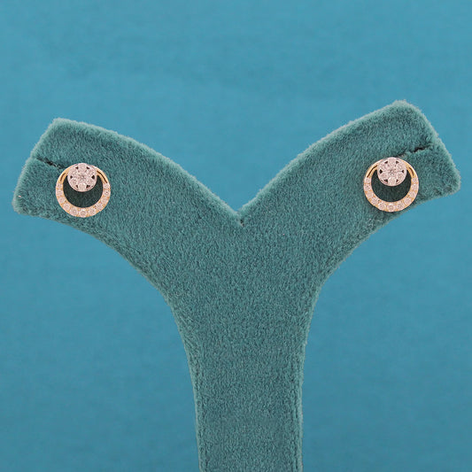 Virine Diamond Stud Earrings