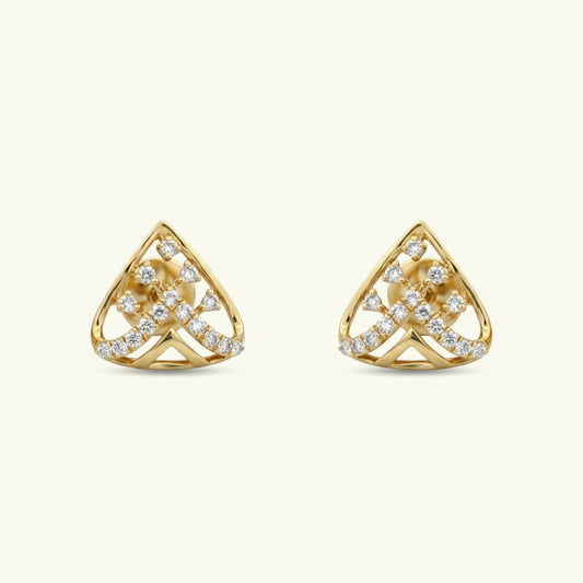 Silma Diamond Stud Earrings