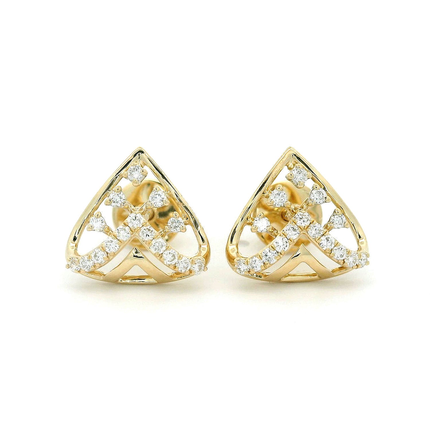 Silma Diamond Stud Earrings