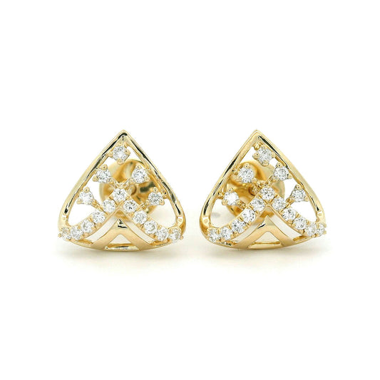 Silma Diamond Stud Earrings