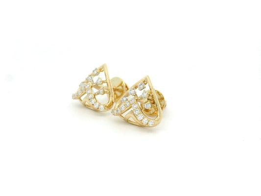 Silma Diamond Stud Earrings