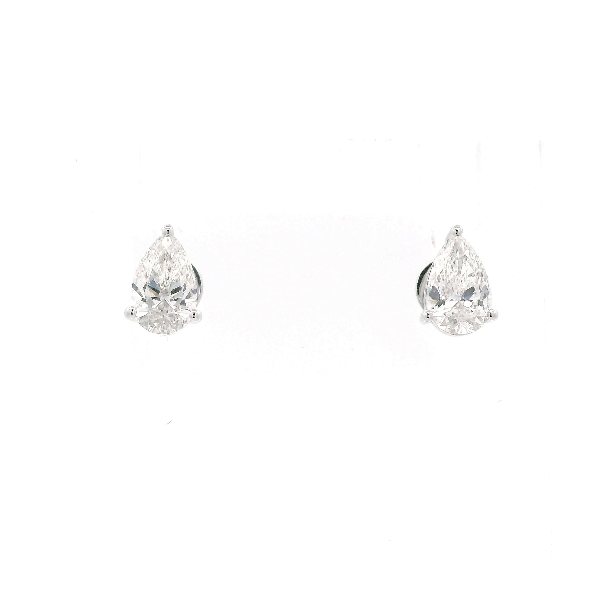 Solenne Solitaire Diamond Stud Earrings