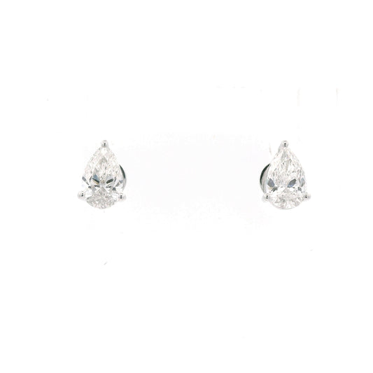 Solenne Solitaire Diamond Stud Earrings
