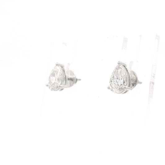 Solenne Solitaire Diamond Stud Earrings
