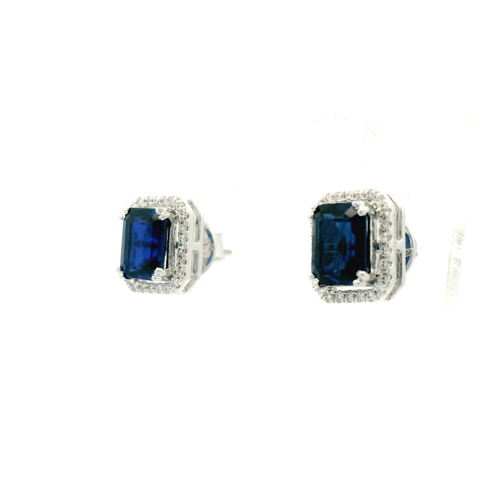 Celyra Box Diamond Stud Earrings