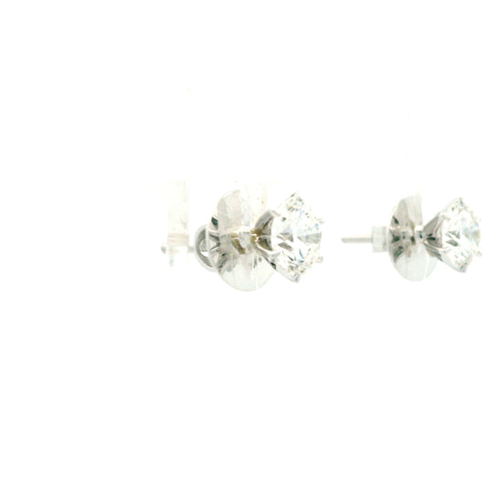 Talys Solitaire Diamond Stud Earrings