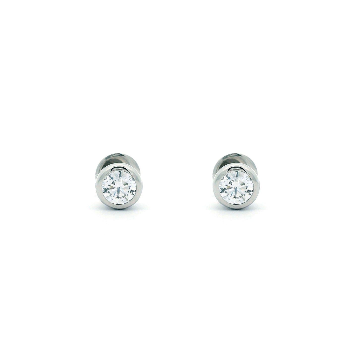 Aeris Solitaire Diamond Earrings