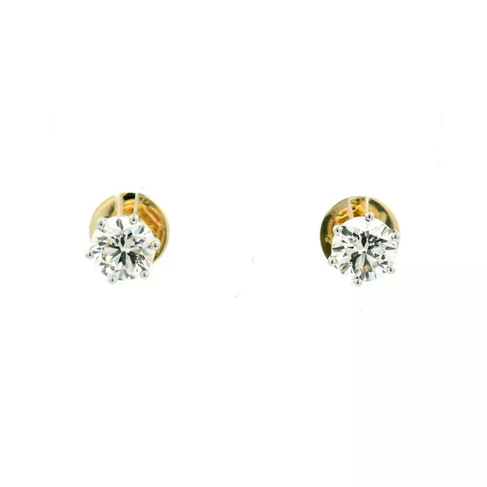 Alenya Solitaire Diamond Stud Earrings
