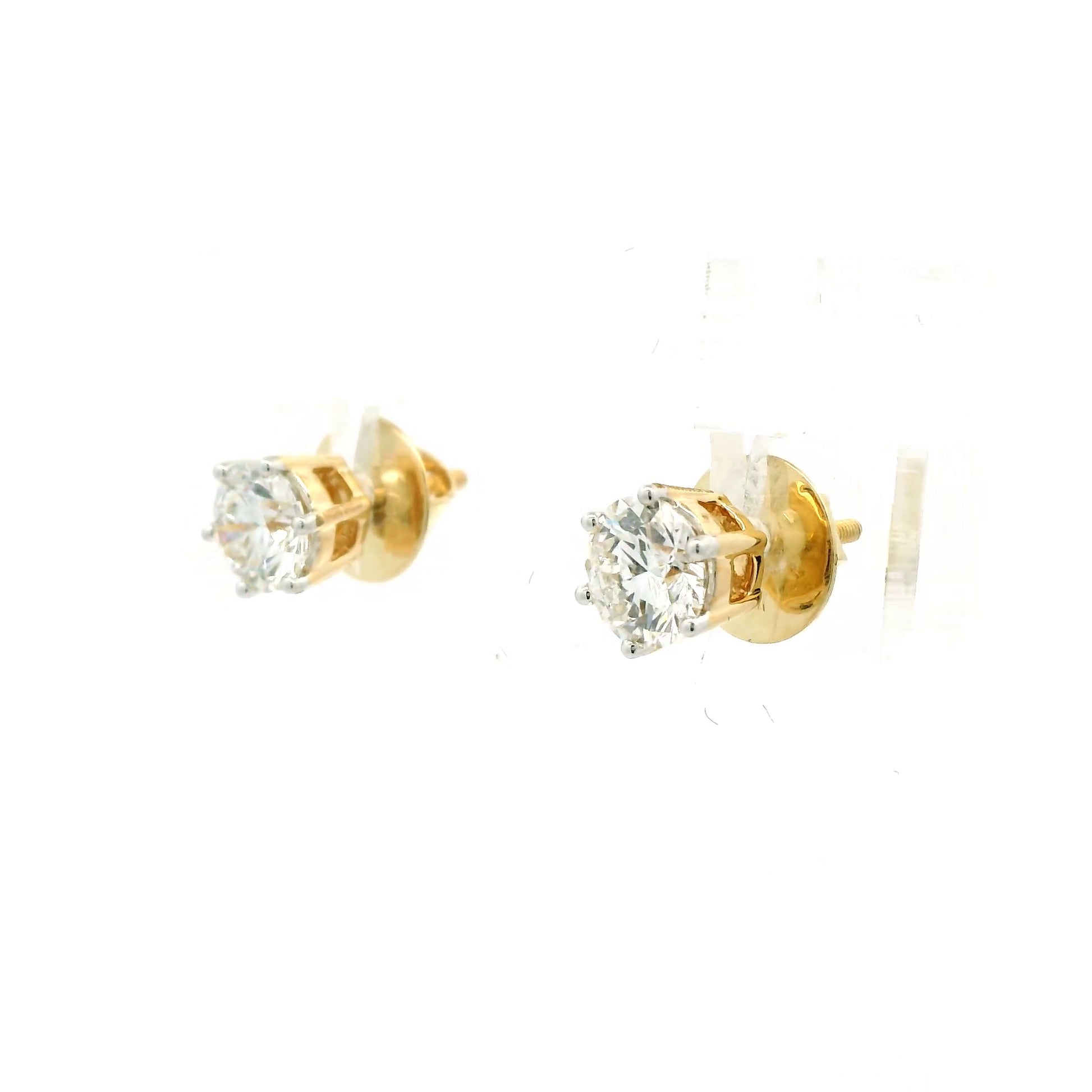 Alenya Solitaire Diamond Stud Earrings