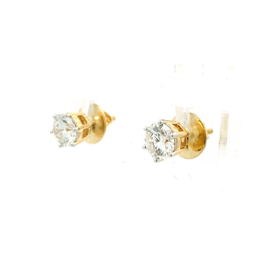 Alenya Solitaire Diamond Stud Earrings