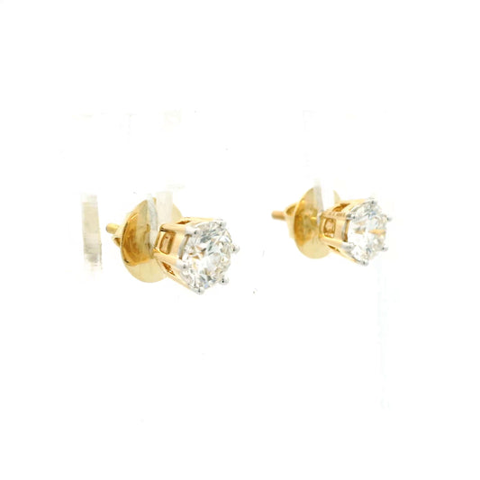 Alenya Solitaire Diamond Stud Earrings