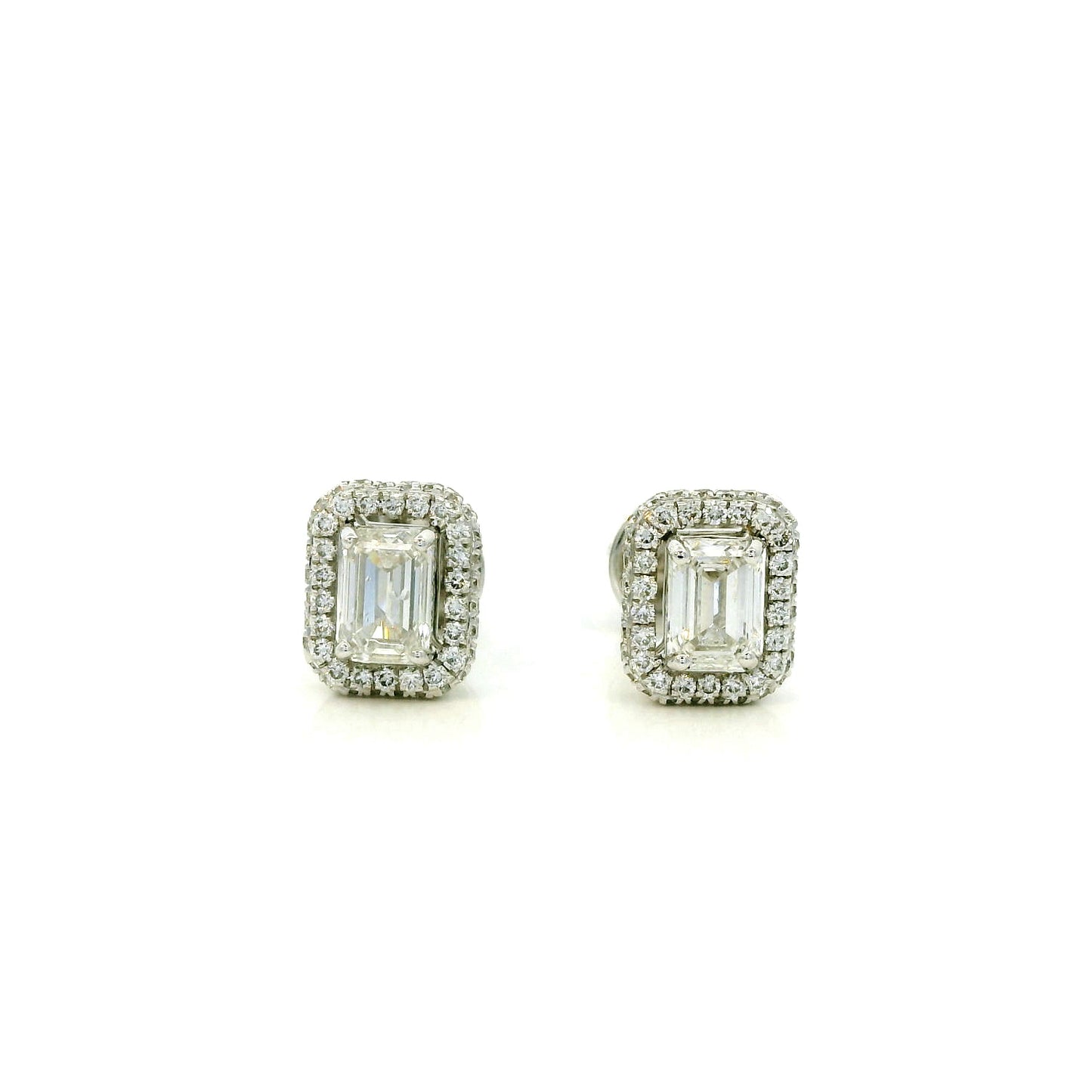 Liora Two Stone Diamond Earrings