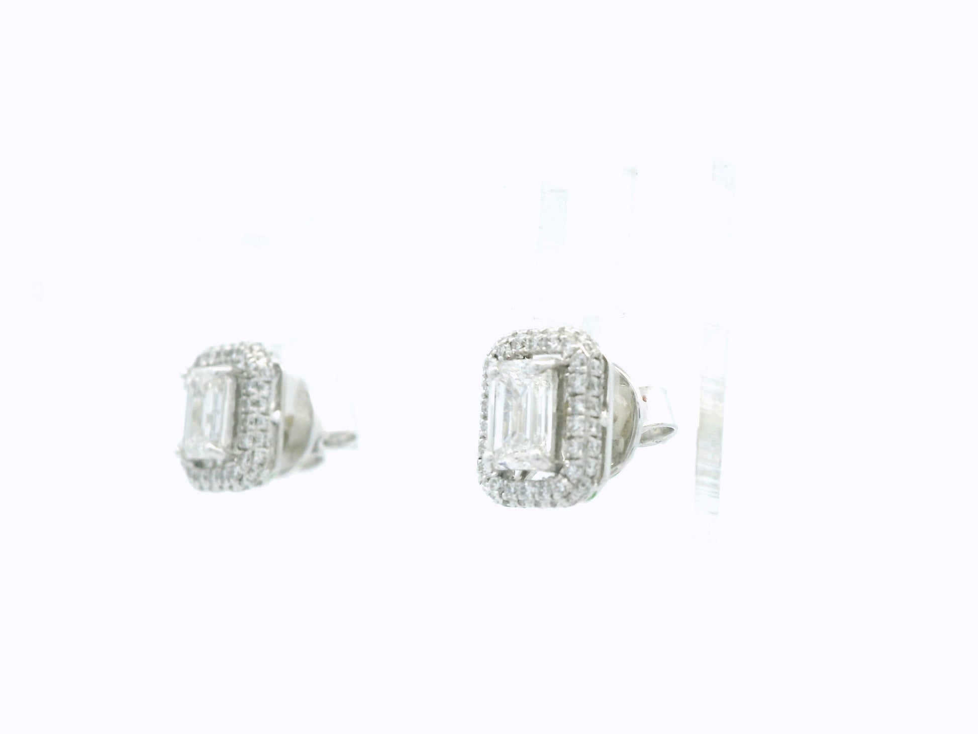 Liora Two Stone Diamond Earrings