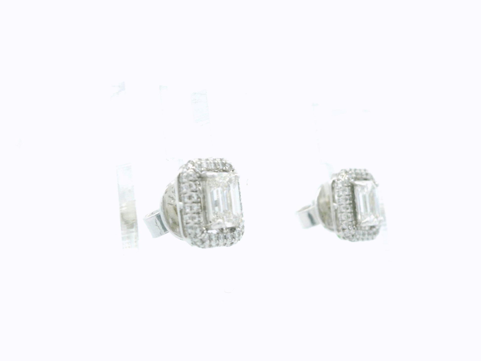 Liora Two Stone Diamond Earrings