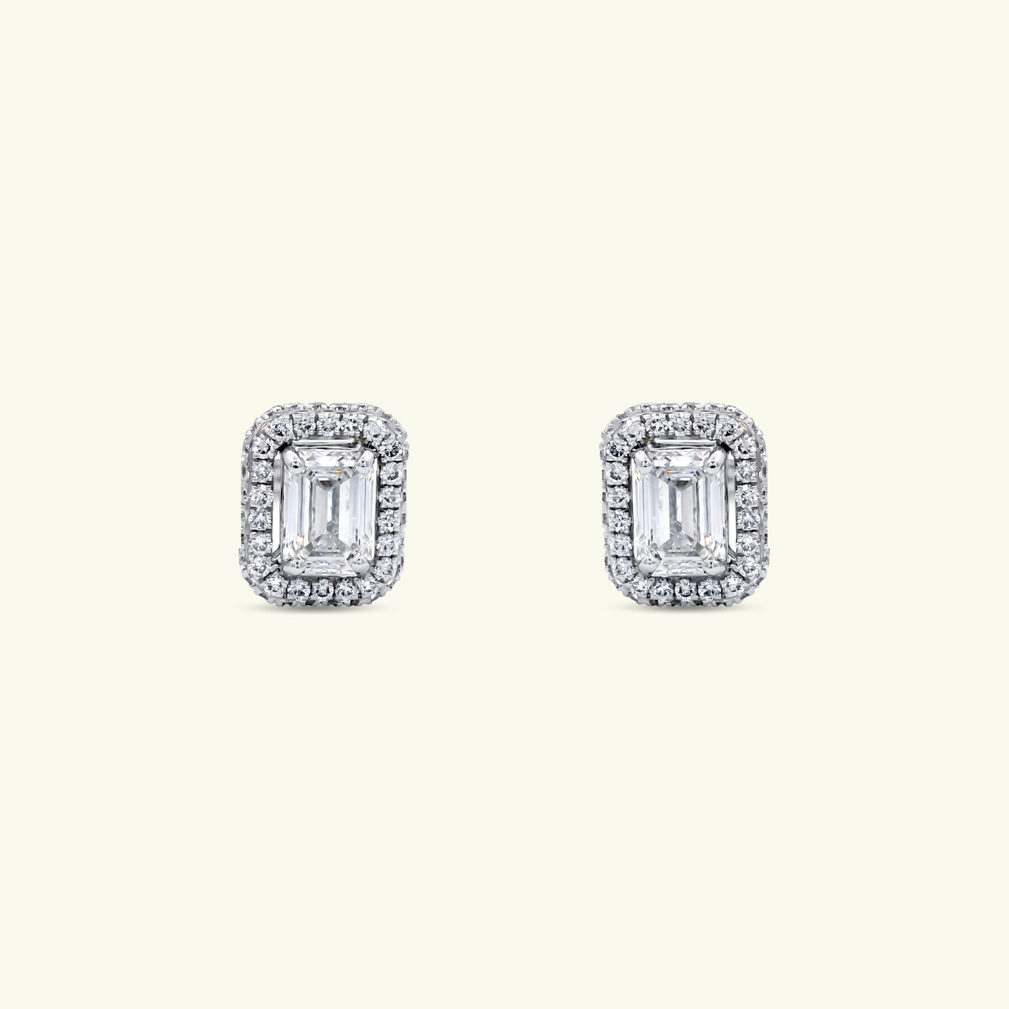 Liora Two Stone Diamond Earrings