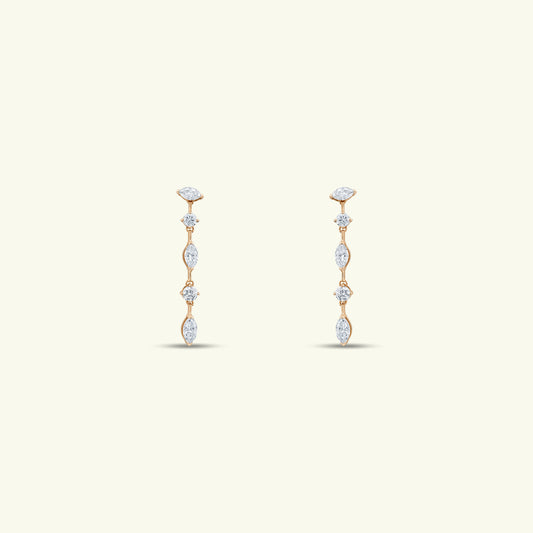 Auralis Bloom Diamond Chandelier Earrings
