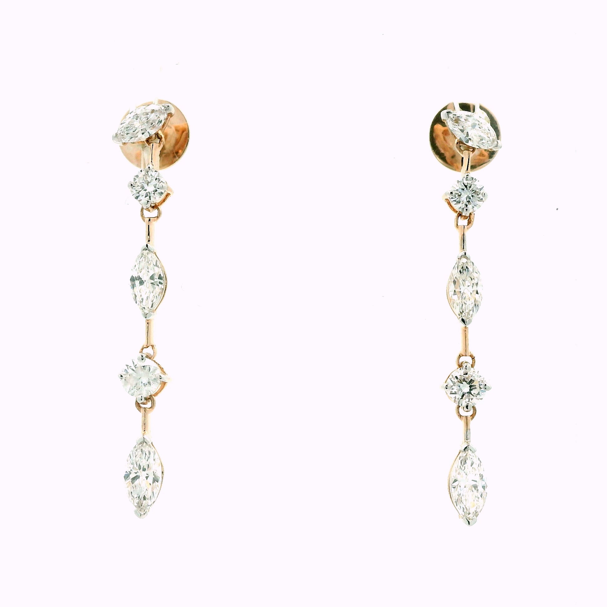 Auralis Bloom Diamond Chandelier Earrings