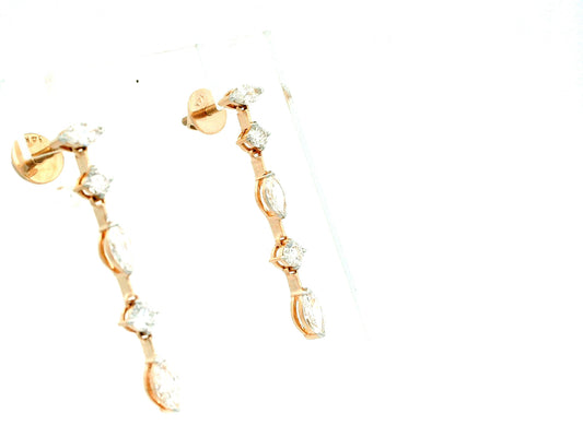 Auralis Bloom Diamond Chandelier Earrings