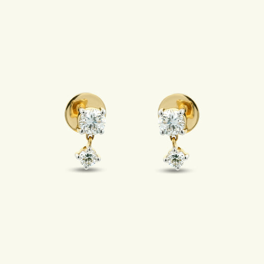 Niora Drop Diamond Earrings