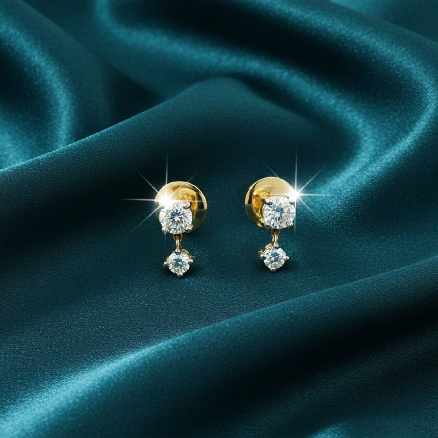 Niora Drop Diamond Earrings