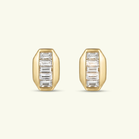 Lysha Diamond Stud Earrings
