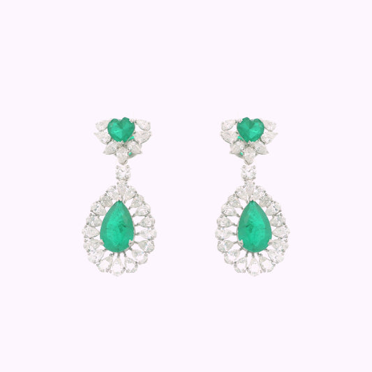 Arvaya Flame Diamond Earrings