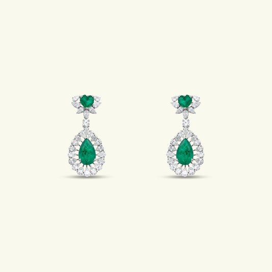 Arvaya Flame Diamond Earrings