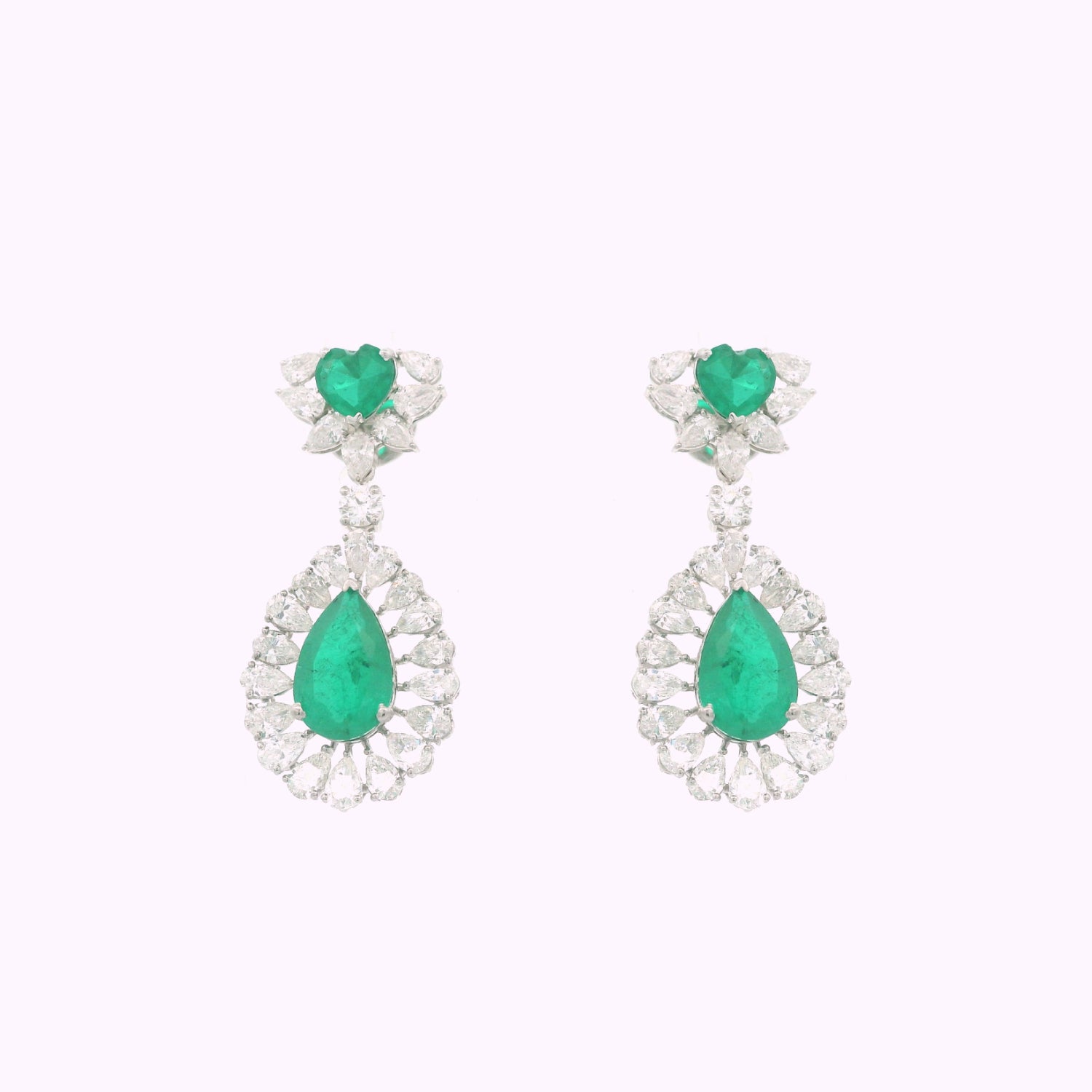 Arvaya Flame Diamond Earrings