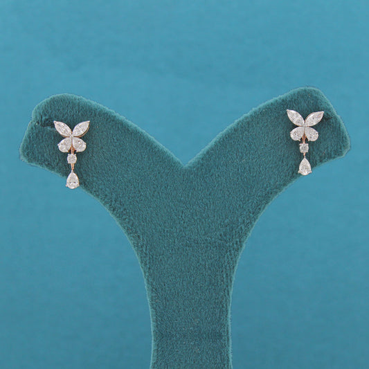 Alina Icon Diamond Drop Earrings