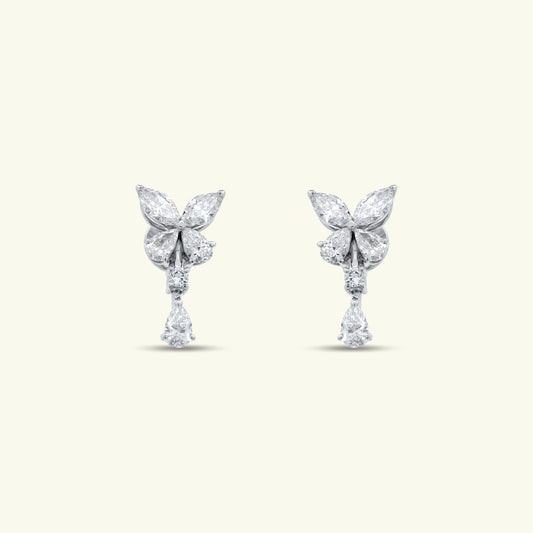 Alina Icon Diamond Drop Earrings