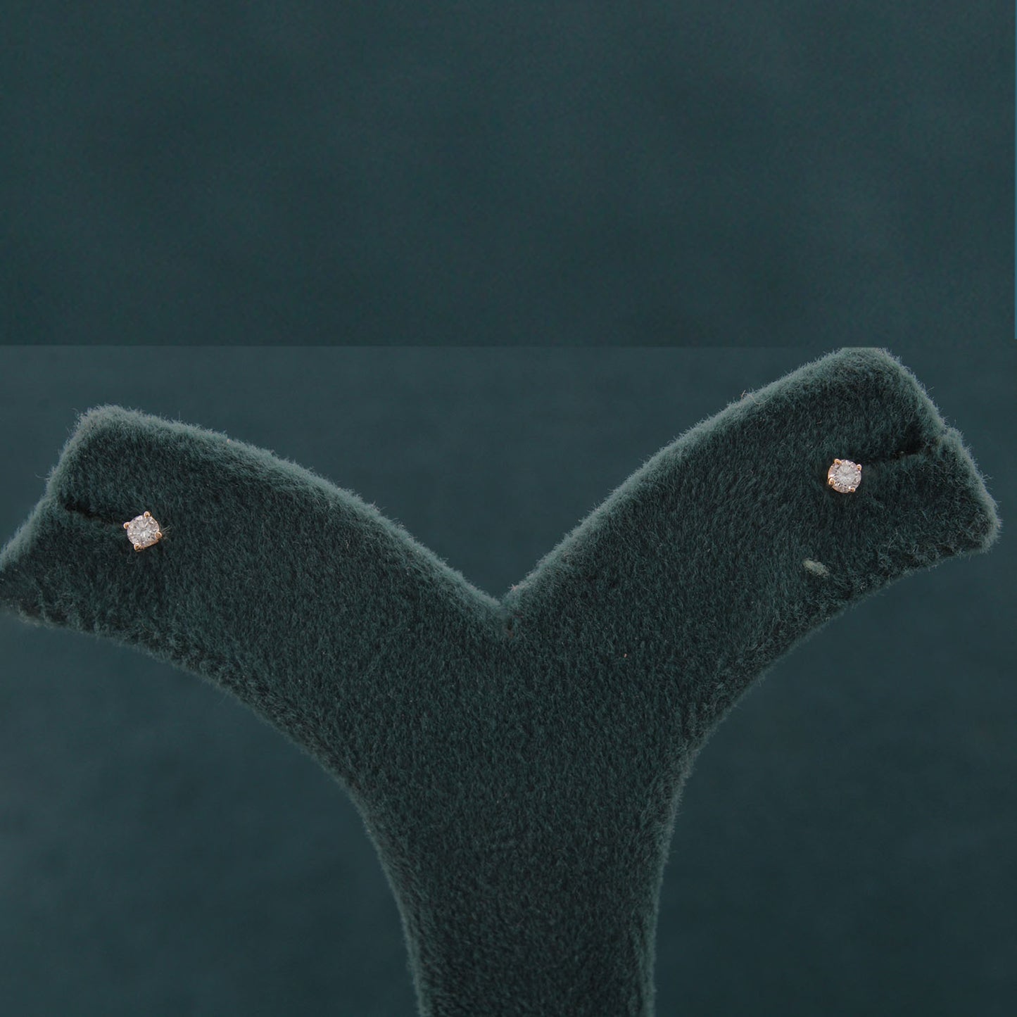 Evania Solitaire Diamond Earrings