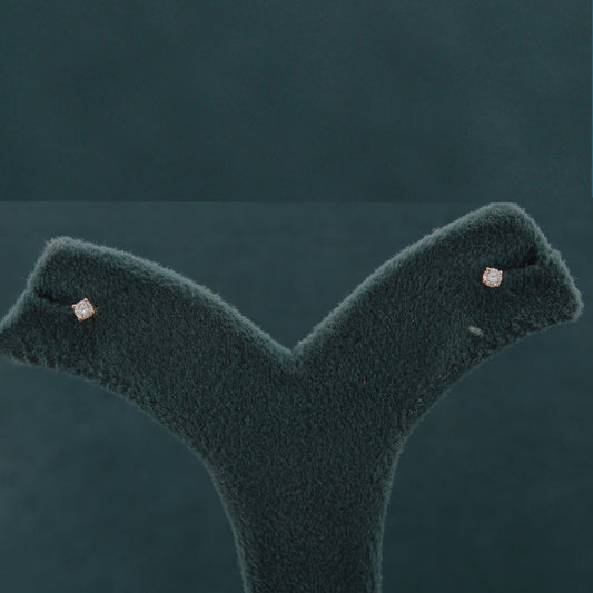 Evania Solitaire Diamond Earrings