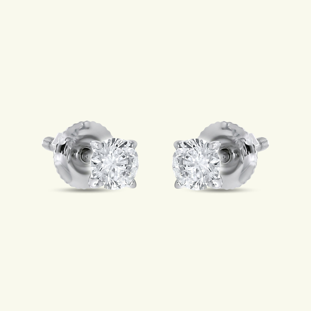 Velyn Solitaire Diamond Earrings