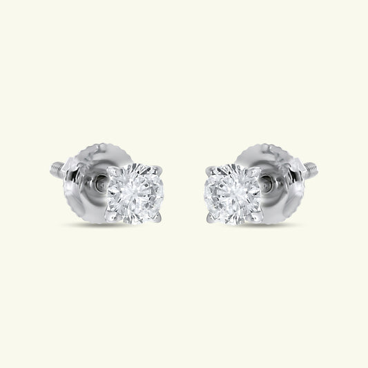 Velyn Solitaire Diamond Earrings