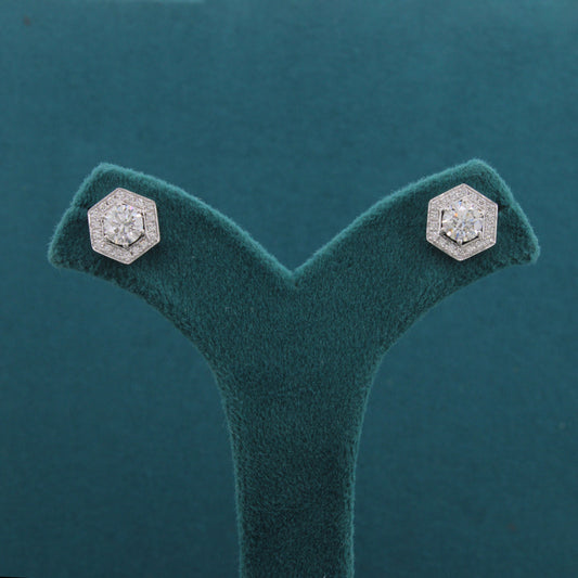 Lyssia Grace Diamond Solitaire Earrings