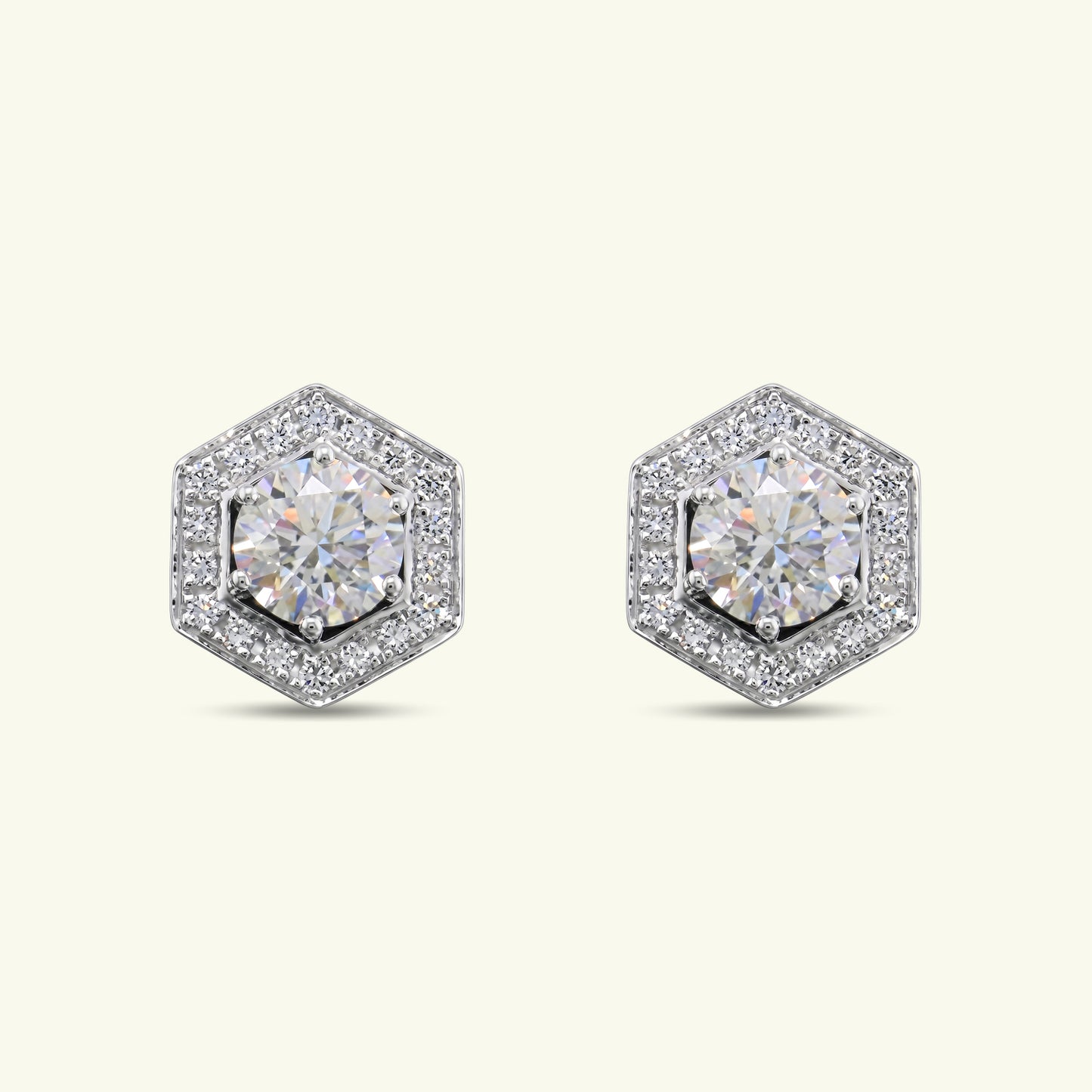 Lyssia Grace Diamond Solitaire Earrings