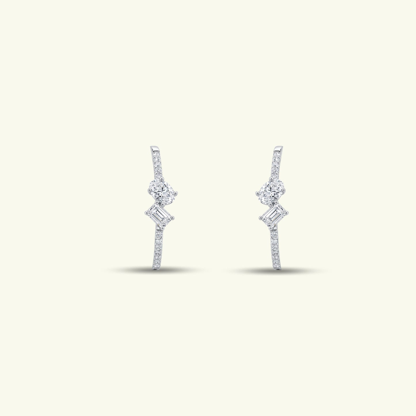 Arvion Crest Diamond Earrings