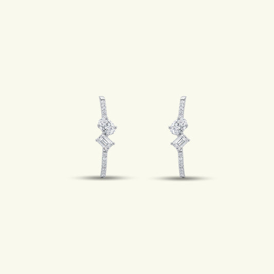 Arvion Crest Diamond Earrings