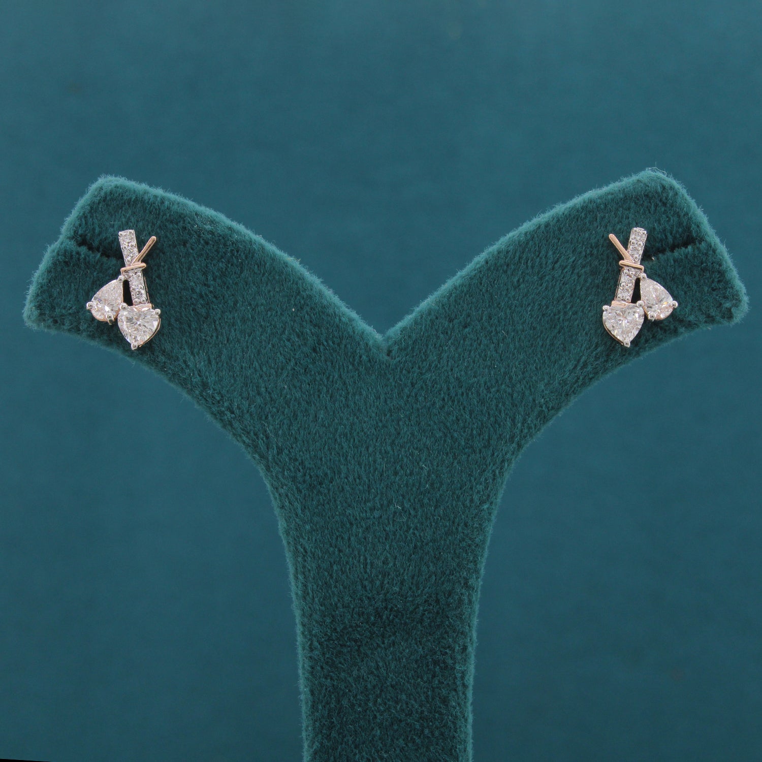 Lorien Heart Diamond Earrings