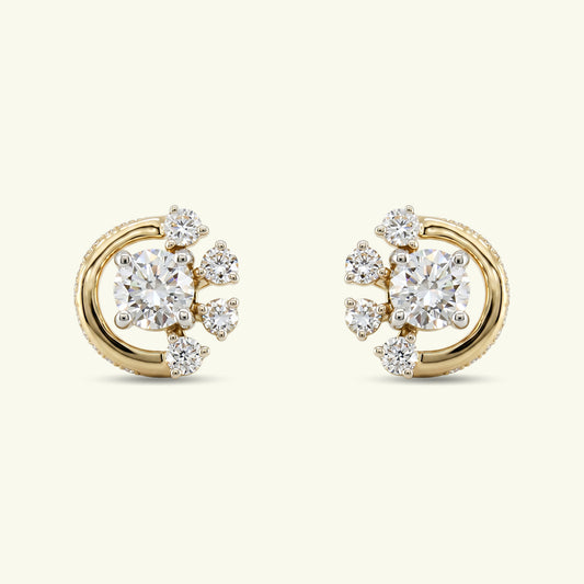 Vionne Rise Diamond Modern Earrings