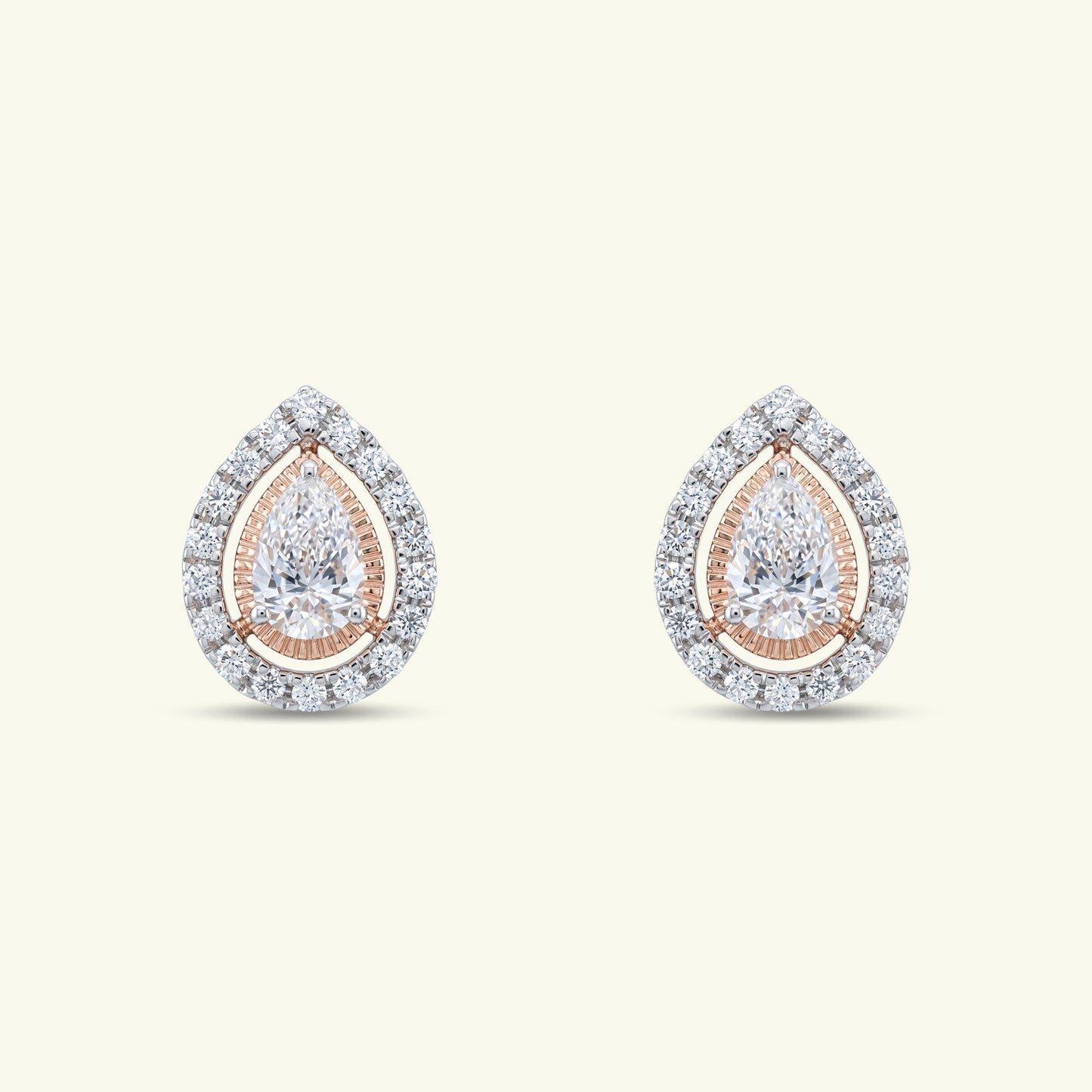 Amira Crest Diamond Classic Earrings
