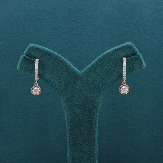 Selene Curve Diamond Modern Earrings