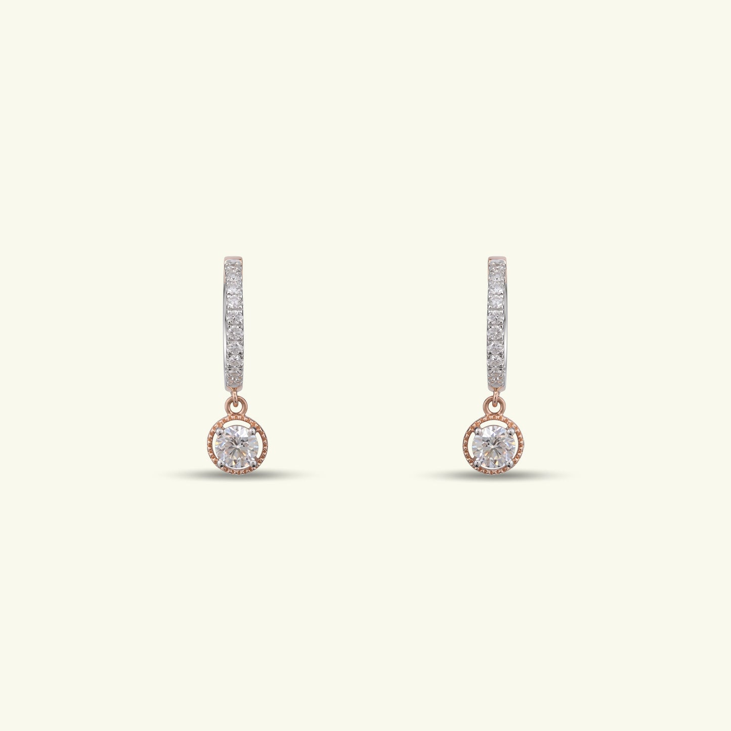 Selene Curve Diamond Modern Earrings