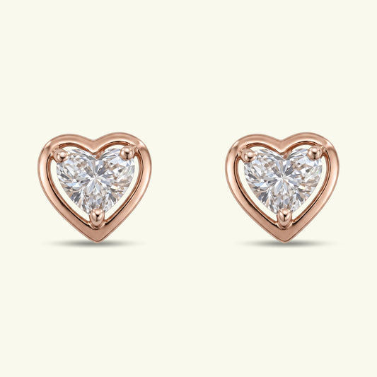 Liora Heart Diamond Lovestruck Earrings