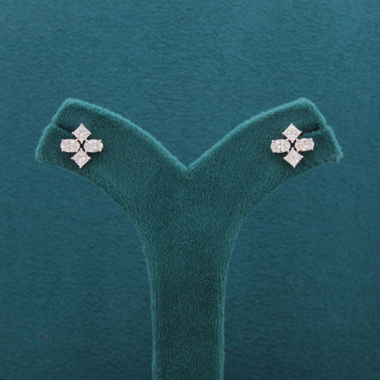 Nivara Bloom Diamond Fancy Shape Earrings