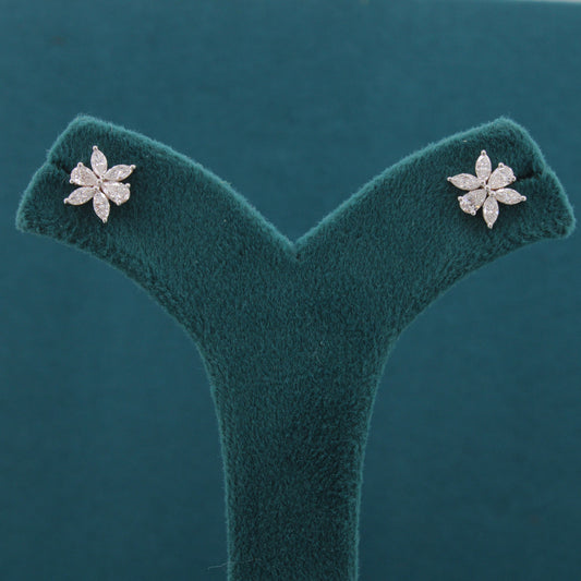 Celestine Crown Diamond Fancy Shape Earrings