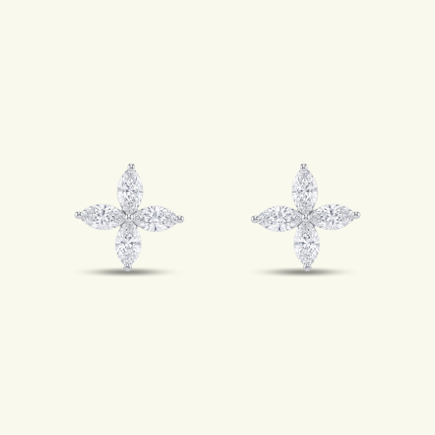 Elara Halo Diamond Dailywear Earrings