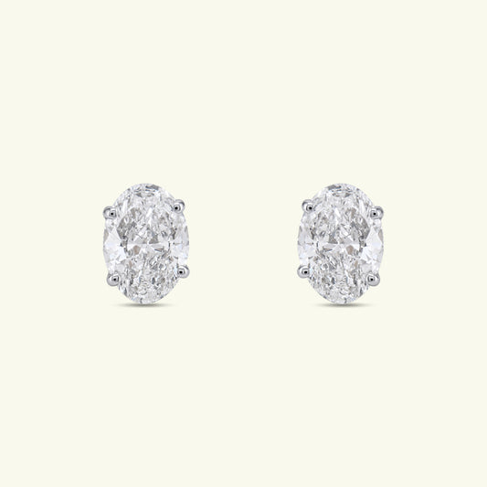 Selene Wave Diamond Classic Earrings