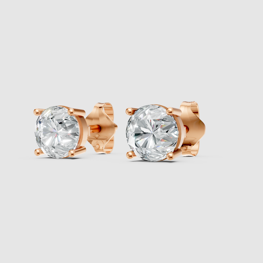 Elenya Curve Diamond Earrings